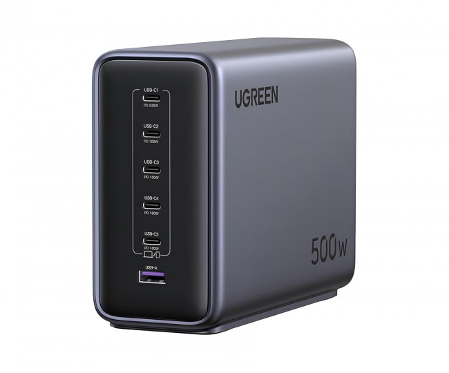 Зарядний пристрій UGREEN Nexode 500W GaN Ultra Power Station